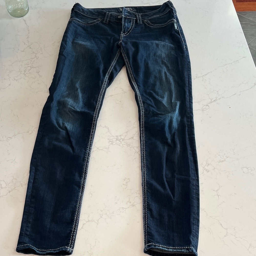 Silver jeans Suki super skinny 28x31